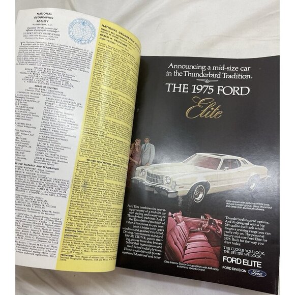 Nat Geo Mags Jul–Dec 1974 Vtg Lot Slipcvr Nature Travel Decor School - Picture 8 of 16